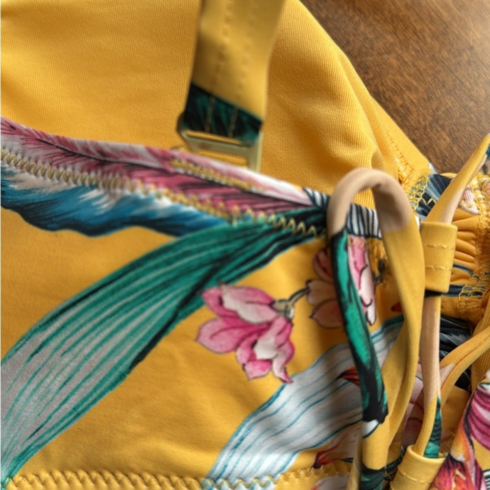 Floral Yellow Bikini Set - Picture 4 of 8